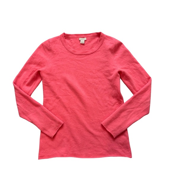 J. Crew Factory Coral Cashmere Sweater, Sz M - Picture 9 of 14